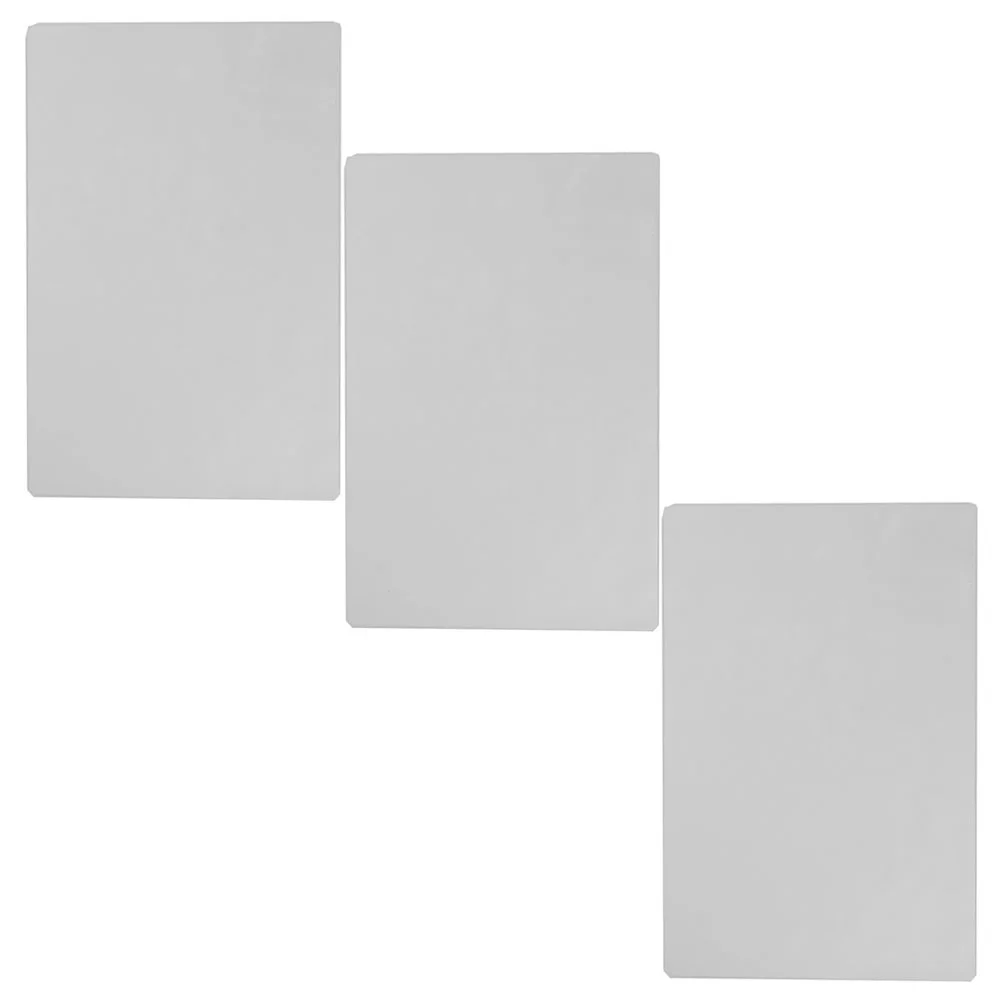 

3pcs Transparent Pad Anti-slip Student Writing Board Exam Plate Sketch Pad for Home Offfice School