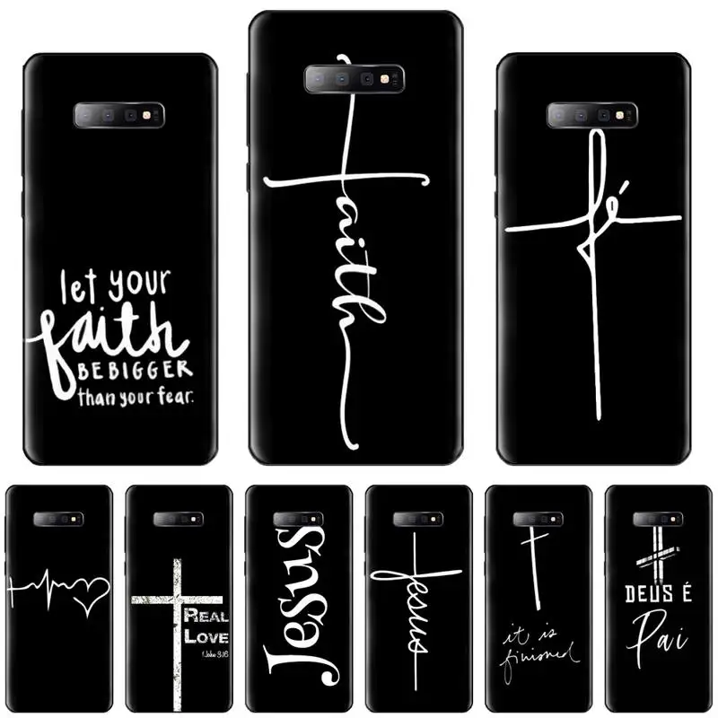 

Jesus Phone Case For Samsung galaxy S 7 8 9 10 20 edge A 6 10 20 30 50 51 70 note 10 plus