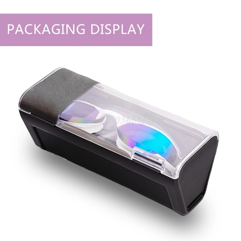 

Silicone Professional Waterproof Plating Clear Double Anti-fog Swim Glasses Anti-uv Eyewear Swimming Goggles with Case