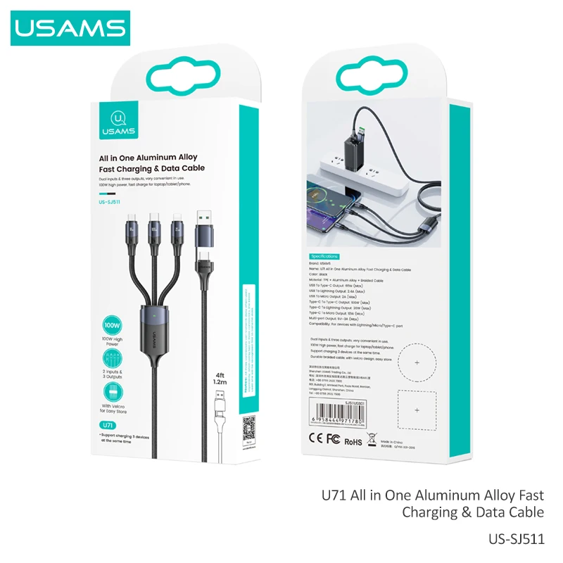 USB кабель Type C Lightning для iPhone 12 11 Pro 100 Вт|Кабели мобильных телефонов| |