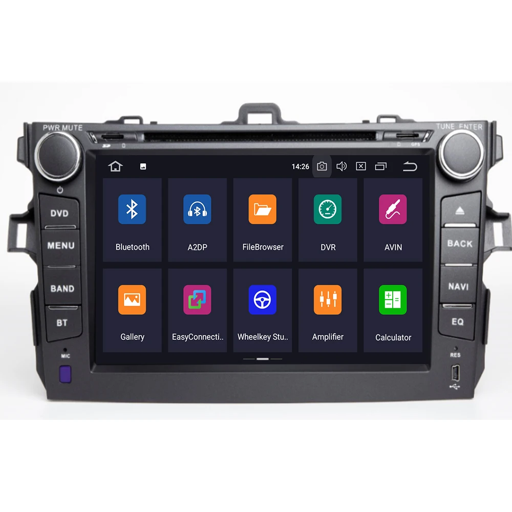 8 ips Car Android 9,0 DVD gps плеер для Toyota AURIS 2006 2007 2008 2009 2010 2011 система навигации транспортного средства Райдо BT Wi-Fi/4G карта DAB