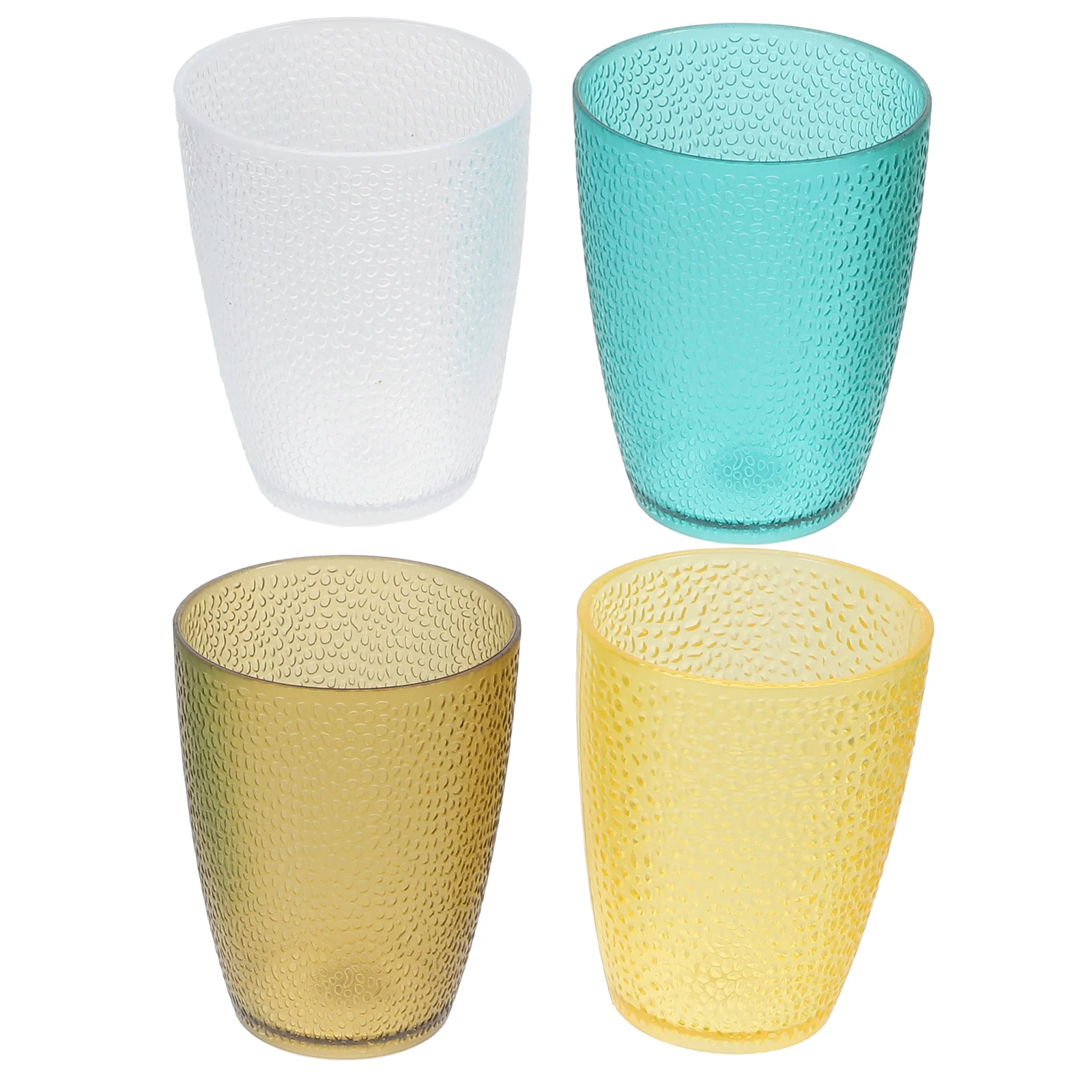 

4Pcs Water Cups Beverage Cups Exquisite Beer Mugs for Home (Assorted Color)