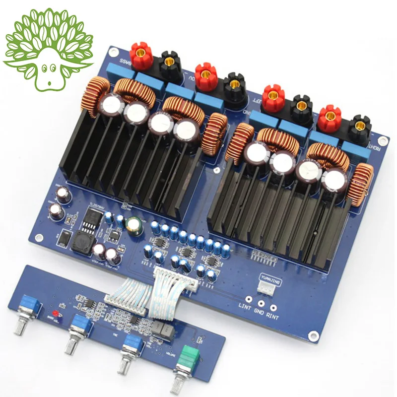 Плата усилителя HiFi TAS5630 2 1 класса D высокой мощности Opa1632 TL072 600 Вт + 2*300 DC 48 В T0362 |