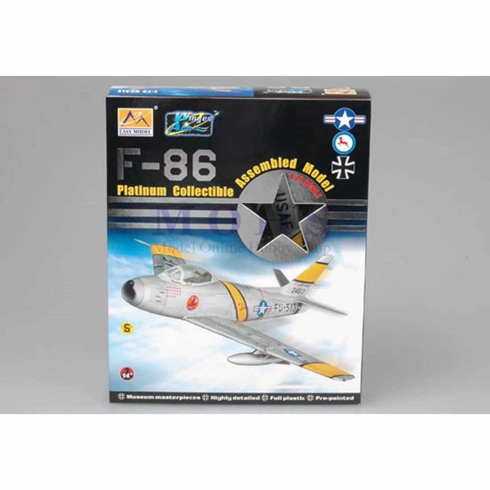 EASY MODEL 37104 1/72 собираемая Модель весы F 86 Готовая модель самолета F86 F-86 F30 39FS/51 FW |
