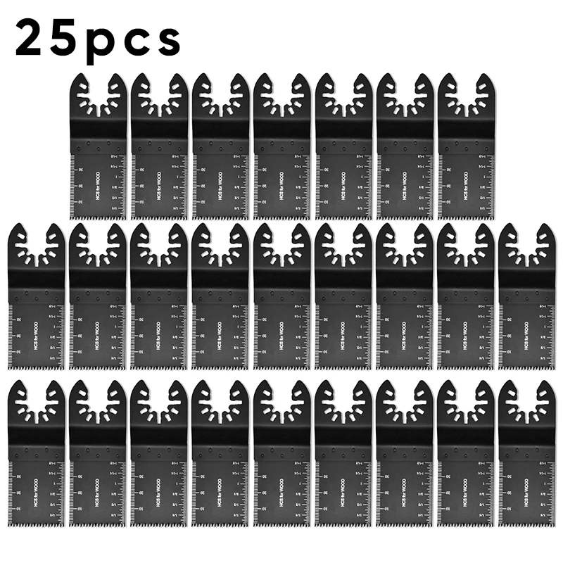25 шт. Осциллирующий Инструмент Аксессуары обычные зубчатые резаки для резки пилы