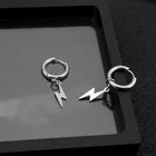 Серьги-подвески унисекс, из нержавеющей стали, в Корейском стиле