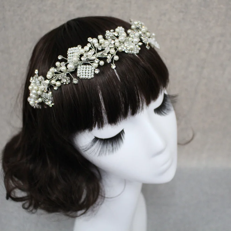 

Pure Handmade Bridal Hair Band, Simple Bridal Headwear, Europe and America, Export Jewelry Twigs