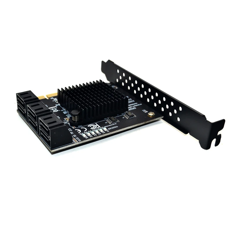 marvell 88se9215 чип 6 портов sata 30 для pcie плата р