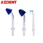 Новые сменные сопла для AZDENT HF-56 Ирригатор для полости рта Портативный воды зубная нить носовые мыть Зубная щётка головы нить Jet