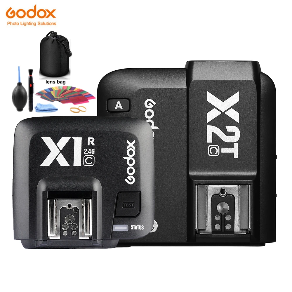 Godox X2 X2T-C X2T-N X2T-S фотокамер Speedlite HSS 2,4G беспроводной скоростной Беспроводная вспышка триггера с X1R-C/N/S ресивер для Canon Nikon sony