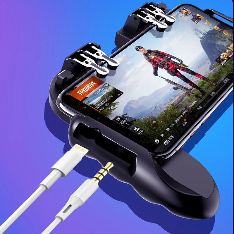 

6 Finger Free Fire Game Pads Trigger Pabg Mobile Controller Cell Phone Gamepad Joystick for Pubg for IPhone Android Smartphone