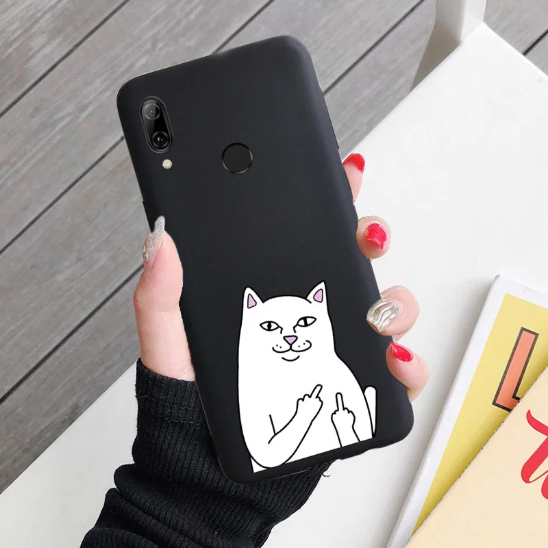 Для Huawei P8 P9 P10 P20 Lite Plus P30 Pro 2017 P Smart 2019 чехол с забавным котом мягкий для Mate 8 9 10 20 X |