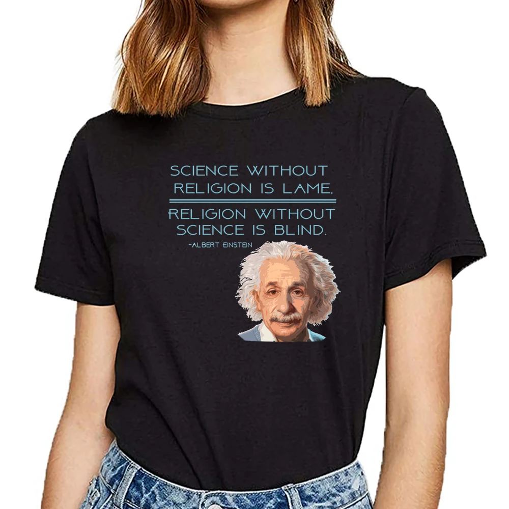 

Женские топы, футболка, женская футболка с винтажным принтом науки и религии