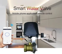 zigbee valve smart watergas valve smart home automation control works with alexa and google assistant power by tuya