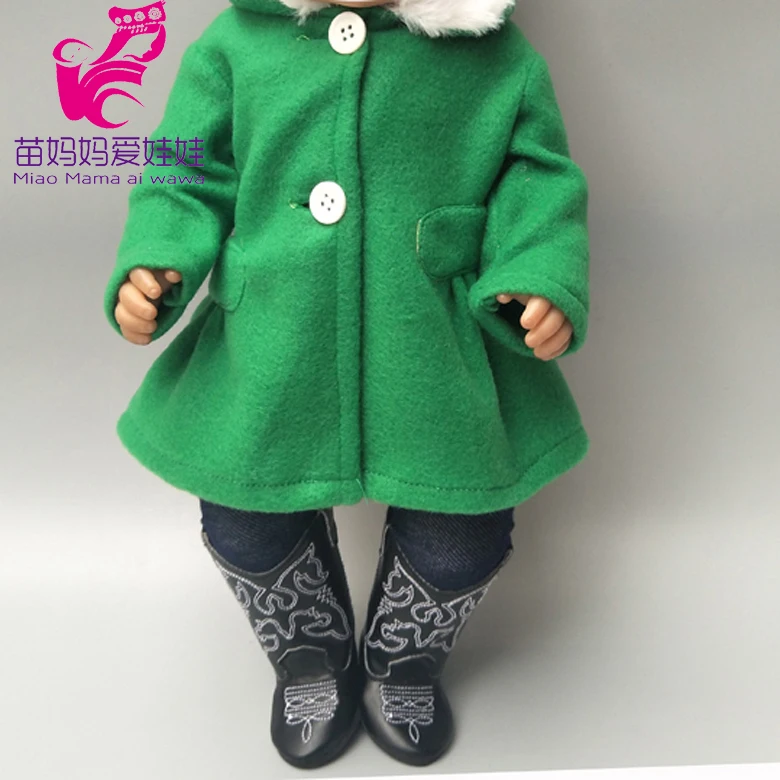 Комплект одежды для кукол 17 дюймов штаны Одежда 18 пальто | Игрушки и хобби