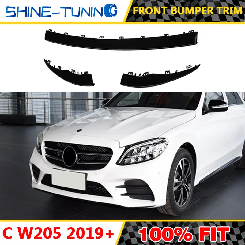 Подходит для отделки переднего бампера C Class w205 A2058858902L A2058859002R A2058859102 A2 058858602L a2058702r