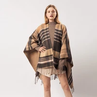 ladies scarf autumn and winter plaid tassel extra thick warm shawl fashion cloak %d0%bf%d0%bb%d0%b0%d1%89 %d0%b6%d0%b5%d0%bd%d1%81%d0%ba%d0%b8%d0%b9 %d1%88%d0%b0%d0%bb%d1%8c