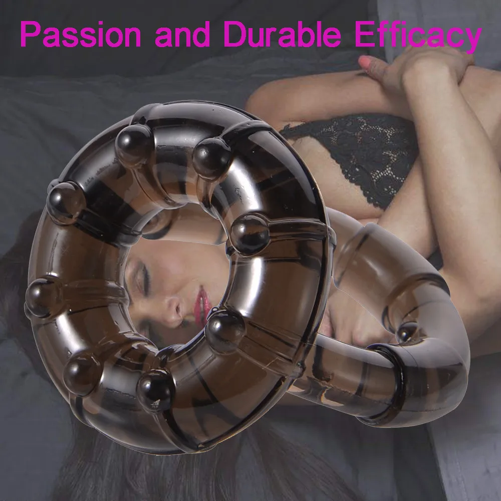 Мужские шарики Мошонка Пенис с двойным замком кольцо для растяжки задержки