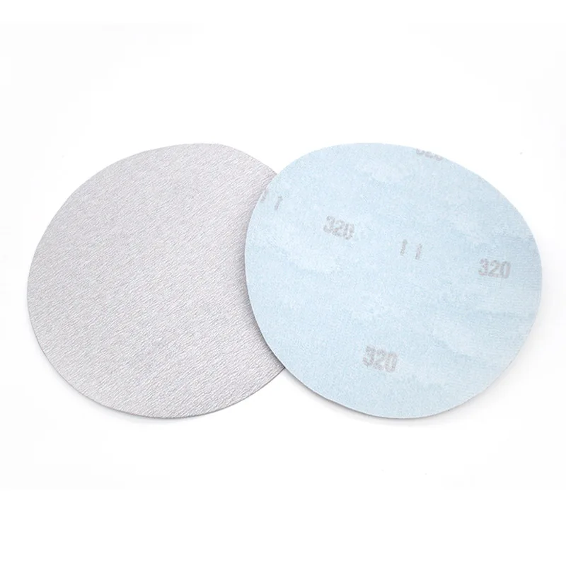 

7 Inch 180mm Dry Sanding Disc Pads 60-1200 Grit Hook Loop Sandpaper White Flocking Self-adhesive Wood Polish Abrasive Tools