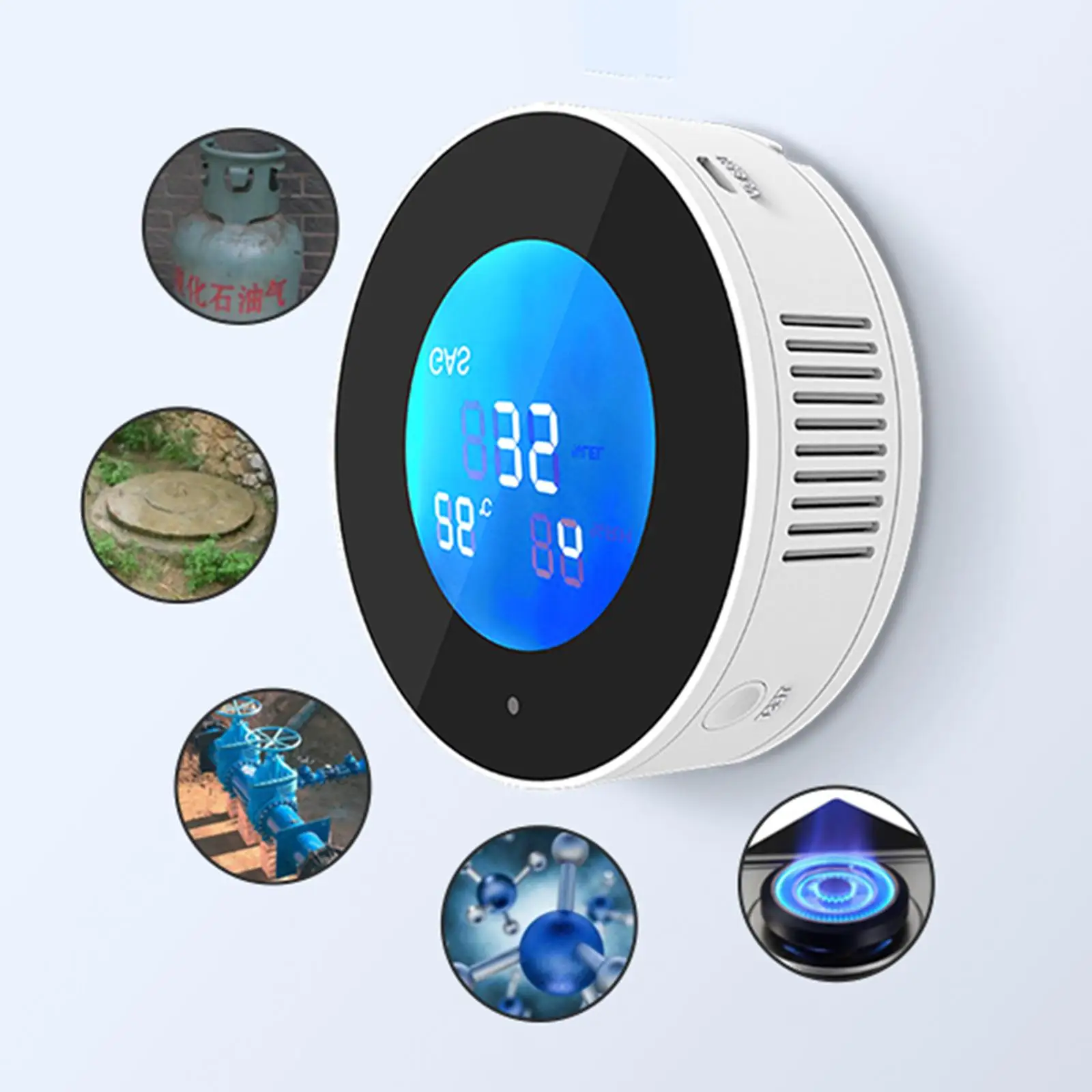 Смарт Wi-Fi детекторы утечки природного газа сигнализация датчик пропанового