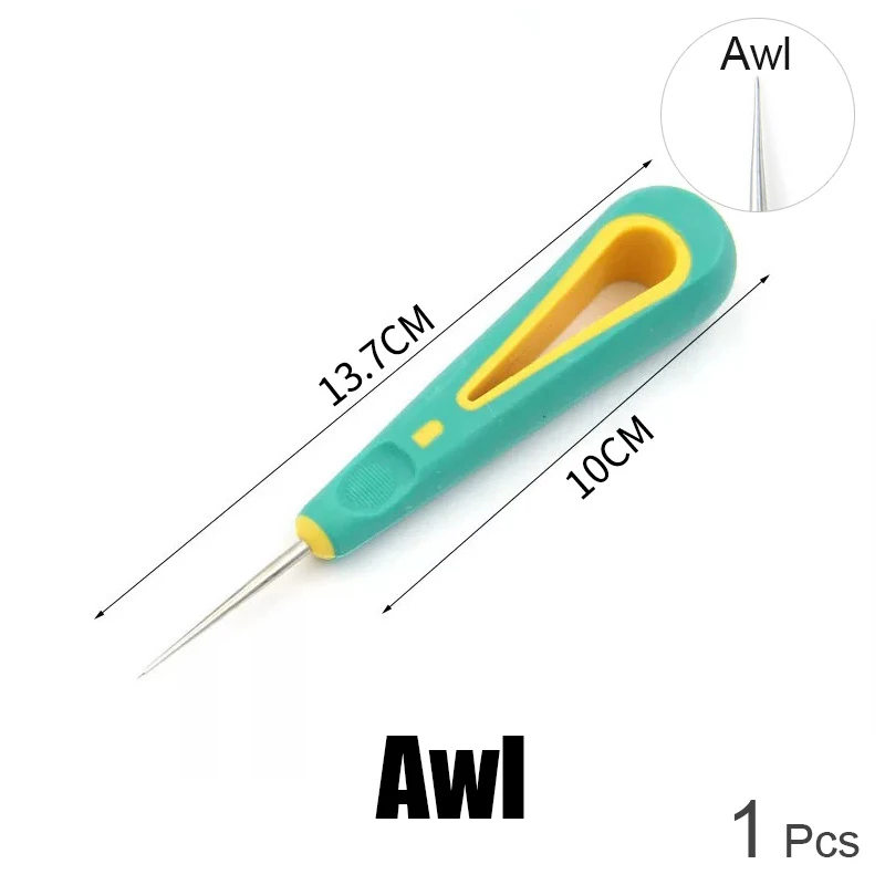 Шило для ремонта кожаной обуви инструмент шитья сделай сам прямой изогнутый