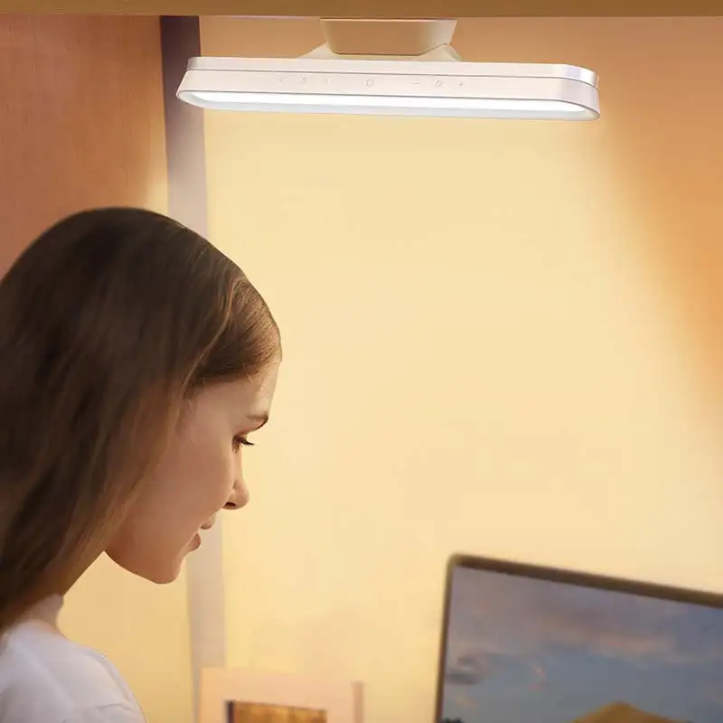

LED desk lamp portable rechargeable dimming hanging magnetic night light