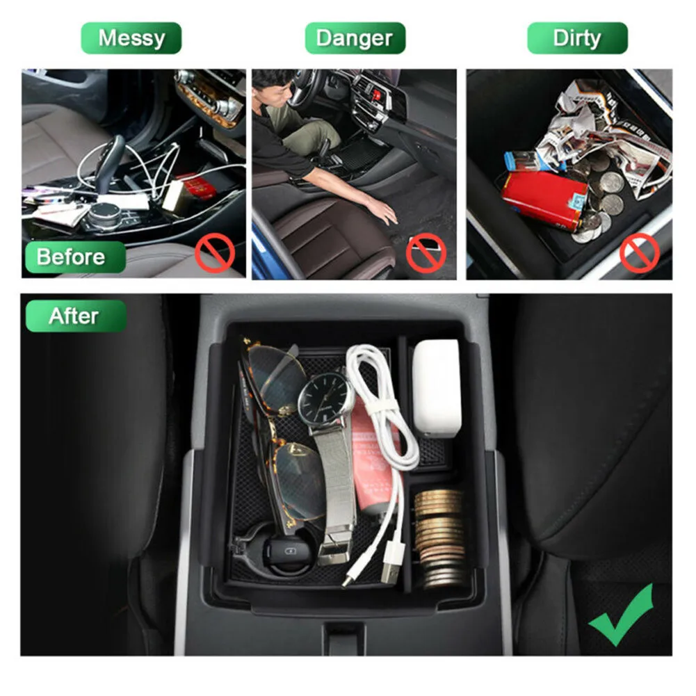 

Car Console Storage box Interior Plastic Accessories Car Parts Durable