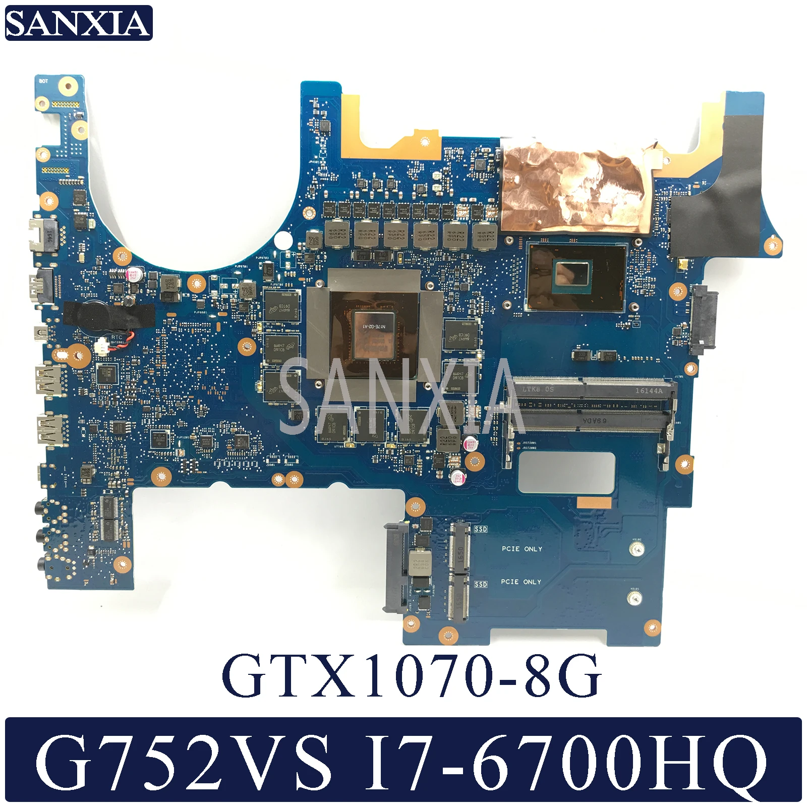 Материнская плата KEFU для ноутбука ASUS ROG G752VS оригинальная материнская CM236 I7-6700HQ