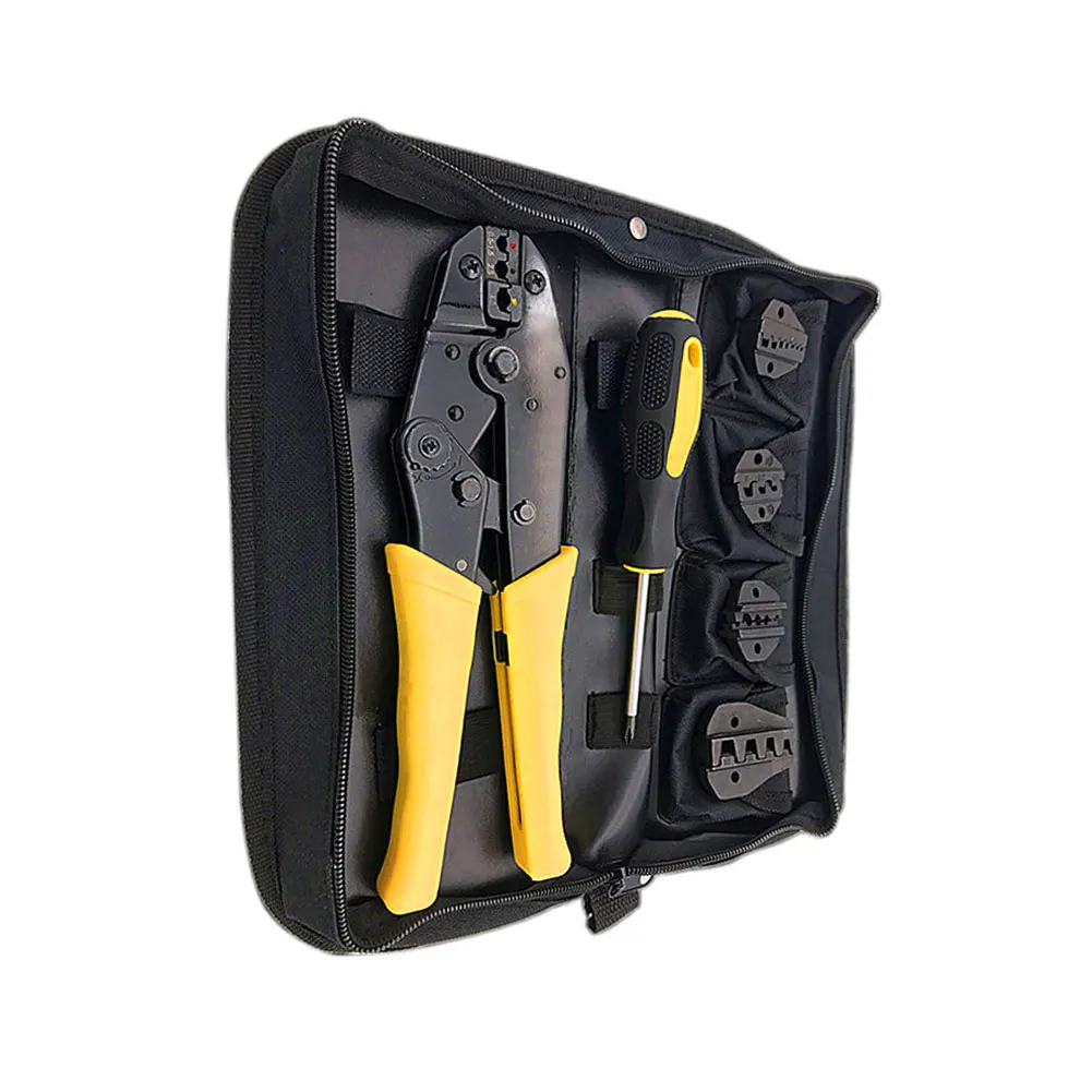 

Crimping Tool Wire Terminal Crimpers Engineering Ratchet Cord End Pliers WXK-30JN Professional Kit Stripper Crimping Pliers Tool