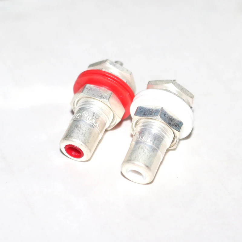 4 шт. CMC-826-AG CMC RCA разъем для гнезда посеребренный DIY amp | Электроника