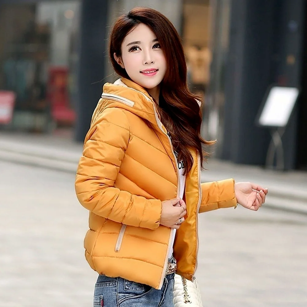 ZOGAA Women Cotton Clothing Thickening Slim Winter Jacket Puffer Jacket