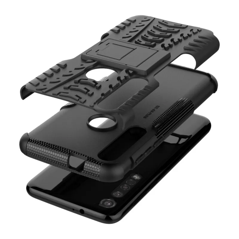 Чехол для Motorola Moto G8 Plus Play противоударный армированный чехол с подставкой E6 One
