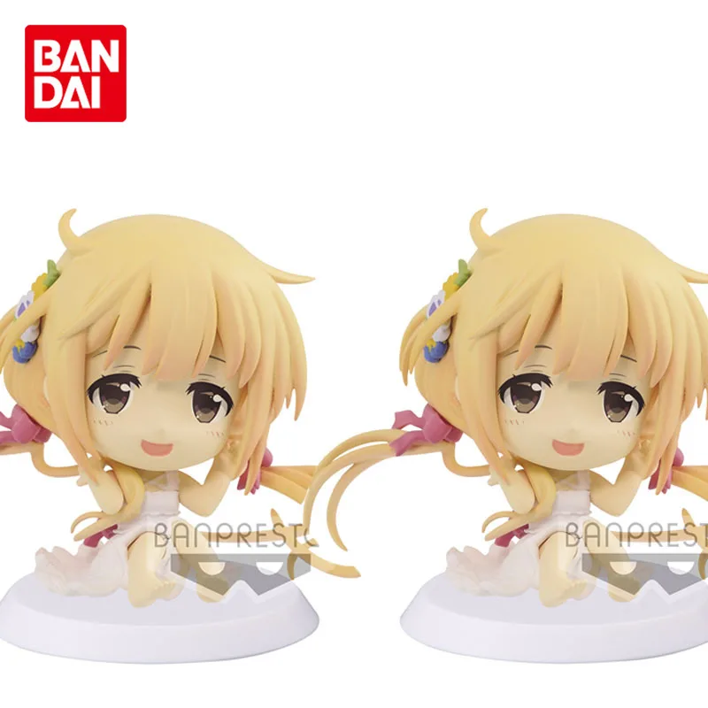 

Bandai Genuine Q Version THE IDOLM@STER CINDERELLA GIRLS Anime Figure Futaba Anzu Action Figure Toys for Boys Girls Kids Gift