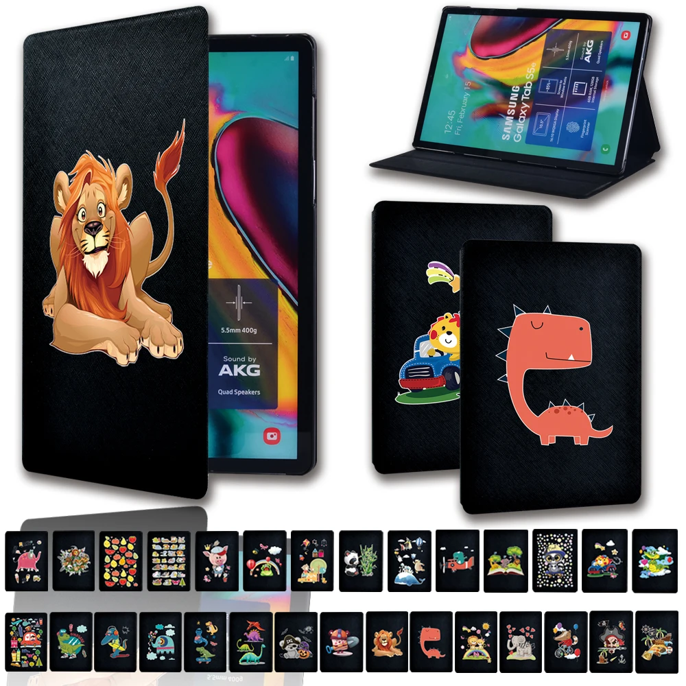 

Tablet Case for Samsung Galaxy Tab S4/Tab S5e 10.5"/Tab S6/Tab S6 Lite 10.4" P610/Tab S7 Ultra Slim Folding Skin Stand Shell