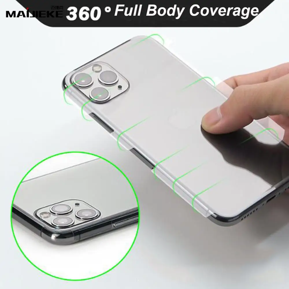 Фото Гидрогелевая пленка с полным покрытием для iPhone 11 Pro Max защитная нанопленка экрана Гидрогелевая пленка с полным покрытием для iPhone 11 Pro Max защитная нанопленка экрана