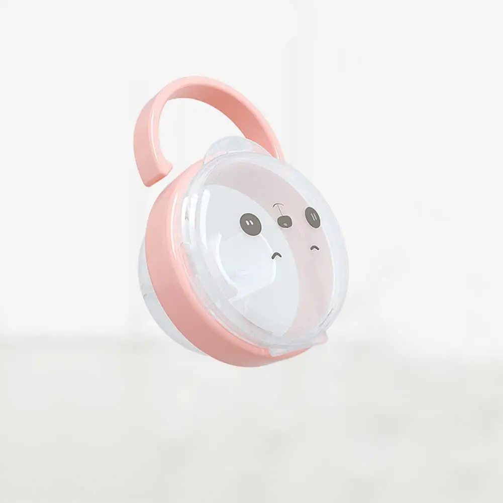 Pink Kidlove чехол для хранения детских сосок, прозрачная портативная коробка - Цвет: Pink