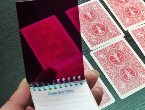 Металлическая подкладка (колода красных карт + Заполнители) магические трюки