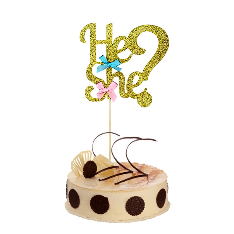 Топперы для торта маленьких девочек и мальчиков флажки детей на день рождения