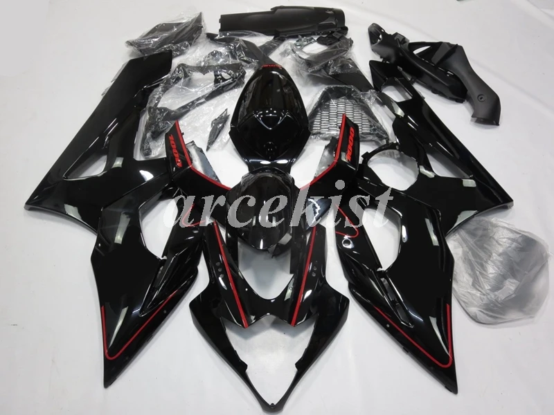 

4 бесплатные подарки Новый ABS обтекатели комплект подходит для SUZUKI GSX-R1000 K5 2005 2006 05 06 gsxr1000 боди набор на заказ Красный Черный глянцевый