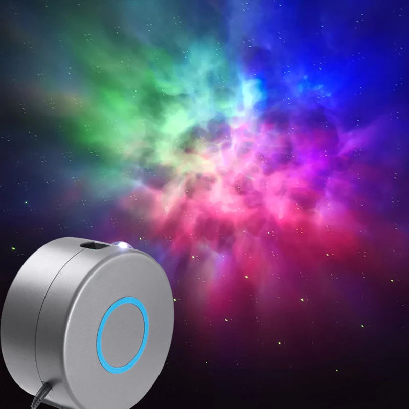 

Starry Sky Projector Rotating Water Night Light LED Colorful Nebula Cloud Lamp Star Light Projector