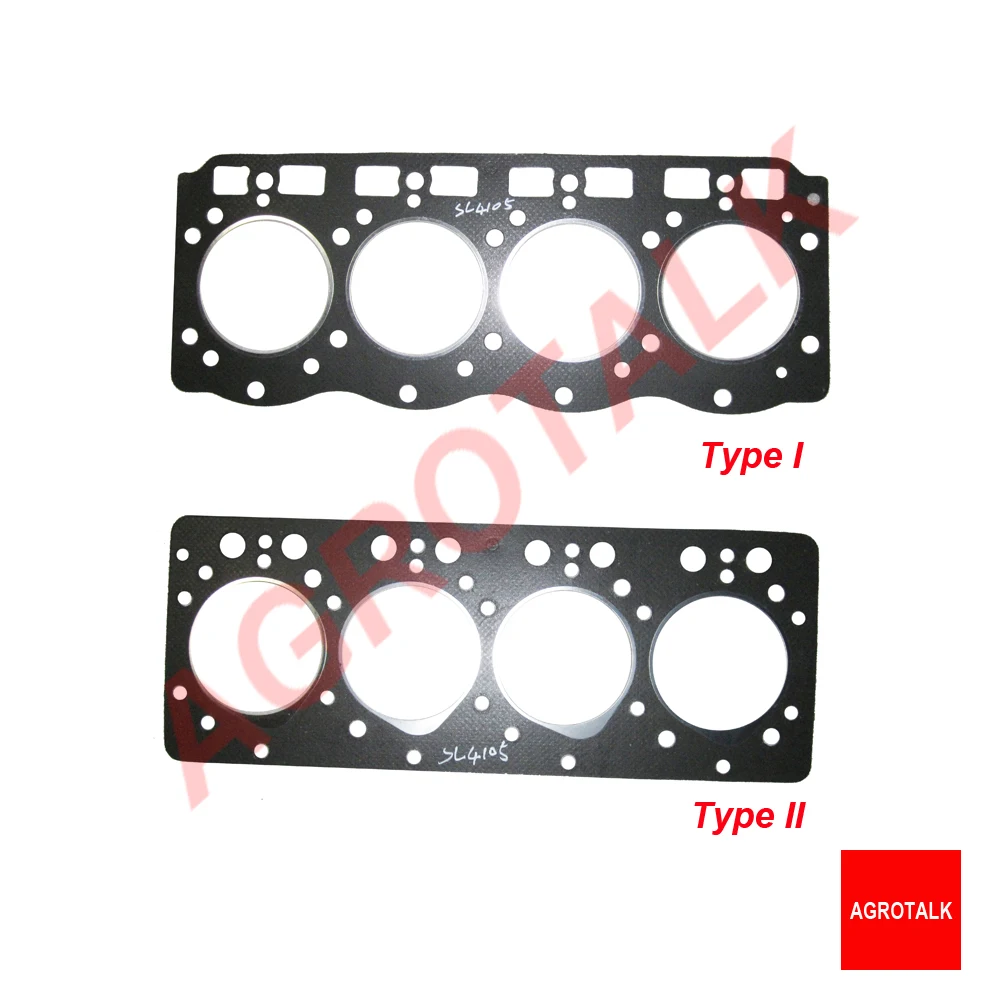 

Cylinder head gasket for Fujian Lijia SL4105 series, please choose type I or type II according to your need, Part number: