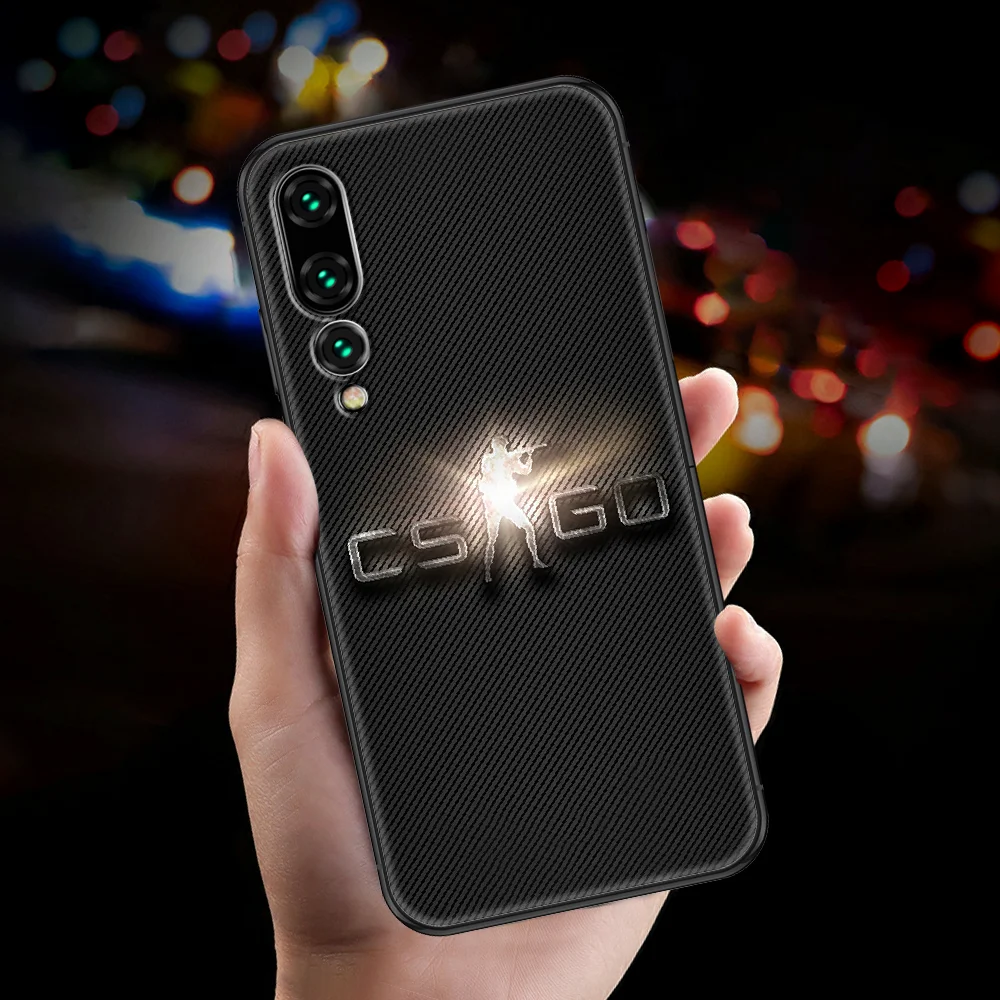 Чехол для телефона Counter Strike CSGO cs go Huawei P Mate P10 P20 P30 P40 10 20 Smart Z Pro Lite 2019 черный