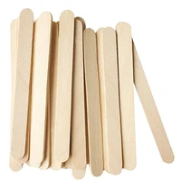 upors 100pcsset popsicle sticks natural wooden pop popsicle sticks 11 4cm length wood craft ice cream sticks popsicl accesorios