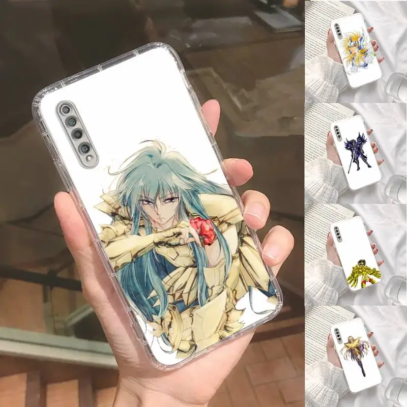 

Saint Seiya cartoon anime Phone Case Transparent For Xiaomi Redmi note 3 9 7 4 8 8T 10 CC9E 11ULTRA T lite PLAY pro 4G 5G