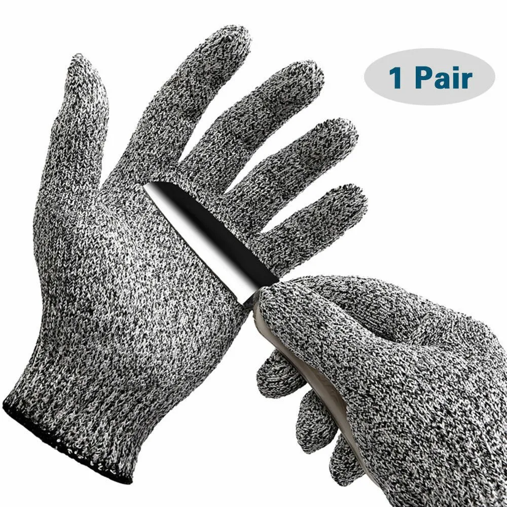 

1 Pair Cut Resistant Gloves Anti Cut Proof Gloves Garden Protective Gloves High-strength Grade Level 5 Protection Anti Cut Proof