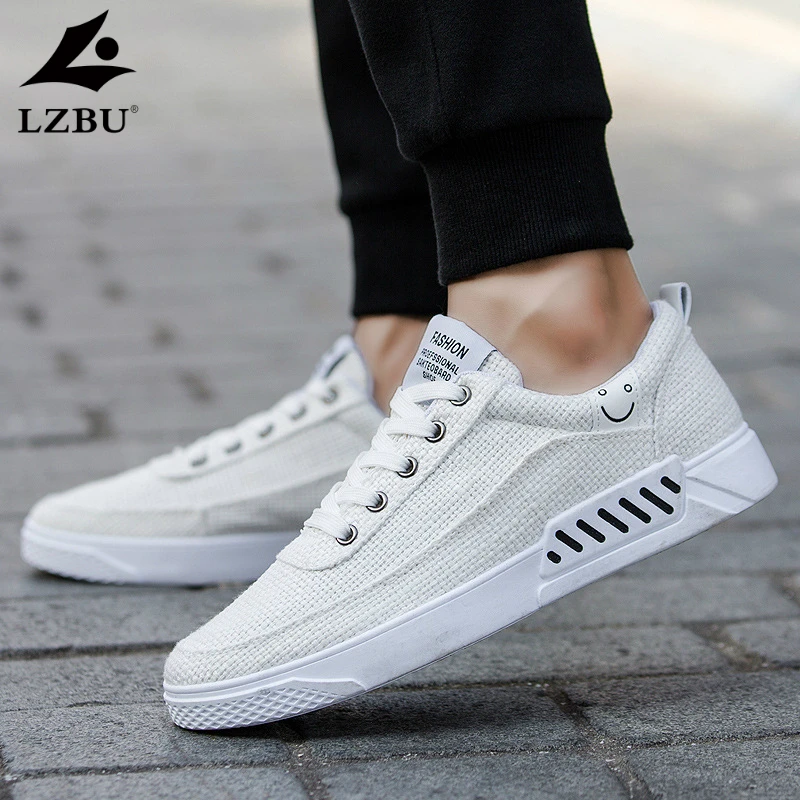 Мужская льняная парусиновая обувь дышащая повседневная модная мужская