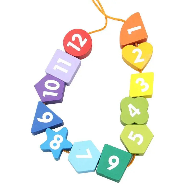 

Wooden Teaching Clock Puzzle Clock Toys Wooden Educational Toy XX9E