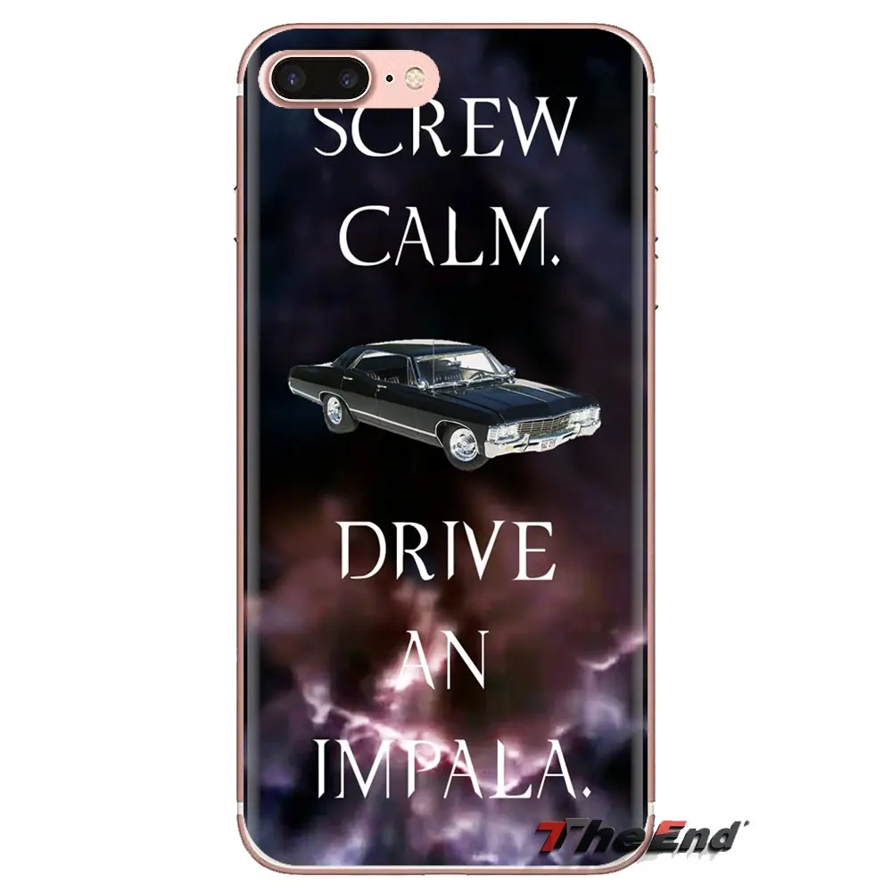 ТВ супернатуральный автомобильный прозрачный мягкий чехол для iPod Touch Apple iPhone 4 4s 5