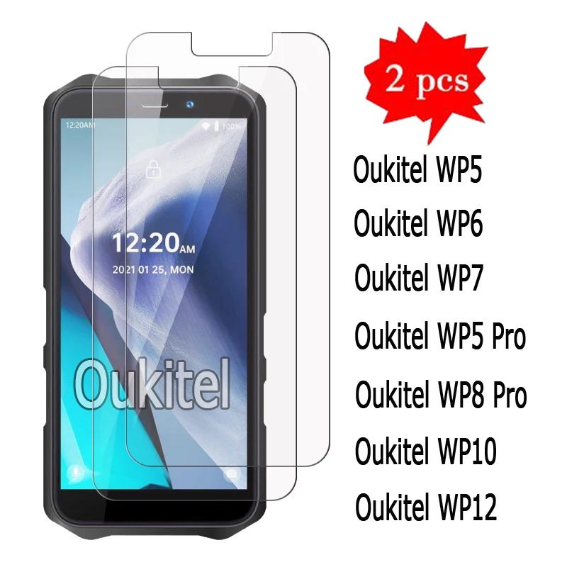 Закаленное стекло для Oukitel WP12 WP10 WP7 WP6 WP8 WP5 Pro защитная пленка переднего экрана