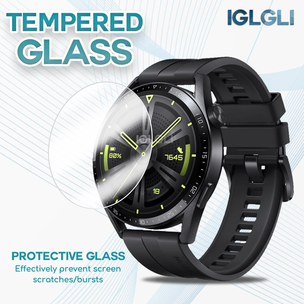 

Защитная пленка для экрана из закаленного стекла для умных часов Huawei watch GT 2 3 46 мм 9H прозрачный защитный чехол для Huawei GT3 GT2